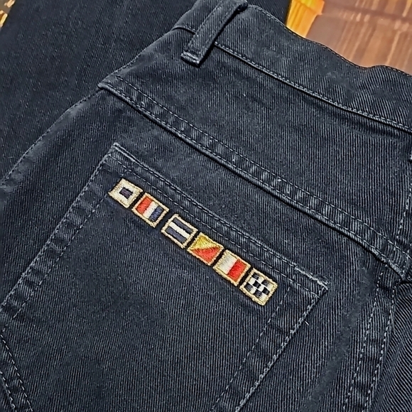 St. John Vintage Flags Jeans Size 2 - Picture 9 of 10